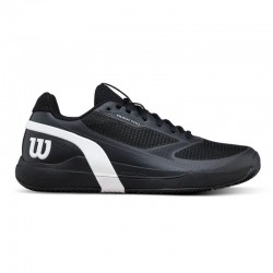 Zapatillas Wilson Rush Pro 5 Clay Negro Blanco