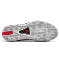 Wilson Rush Tour 5 CTC Baskets Blanches Rouges