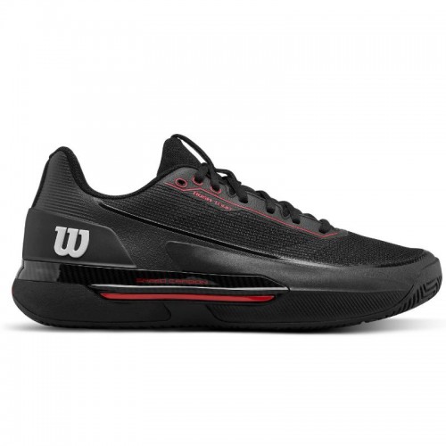 Zapatillas de Padel Wilson Rush Tour 5 CTC Negro Rojo